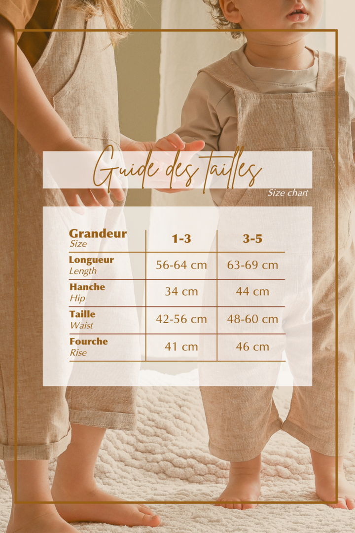 Linen Overalls | Cappuccino