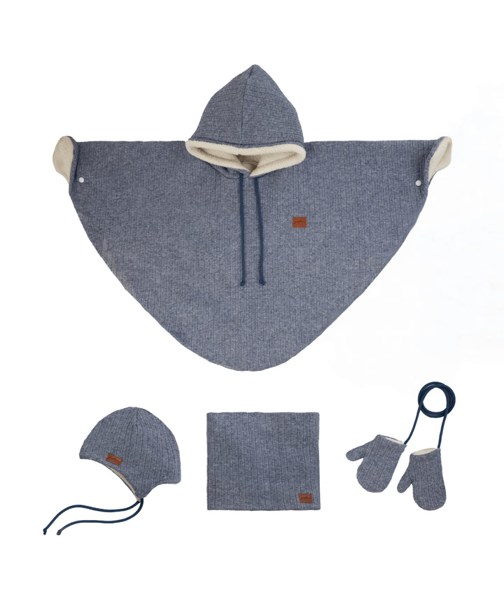 Poncho et accessoires sans pompon