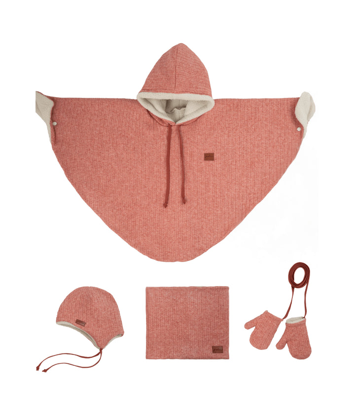 Poncho et accessoires sans pompon
