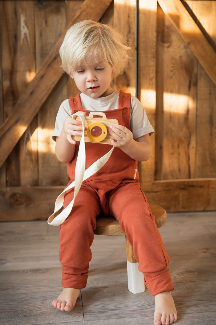 Terry overalls | Terracotta