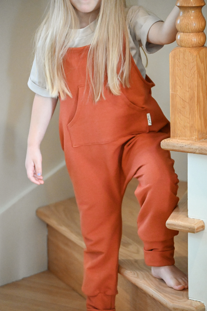 Terry overalls | Terracotta