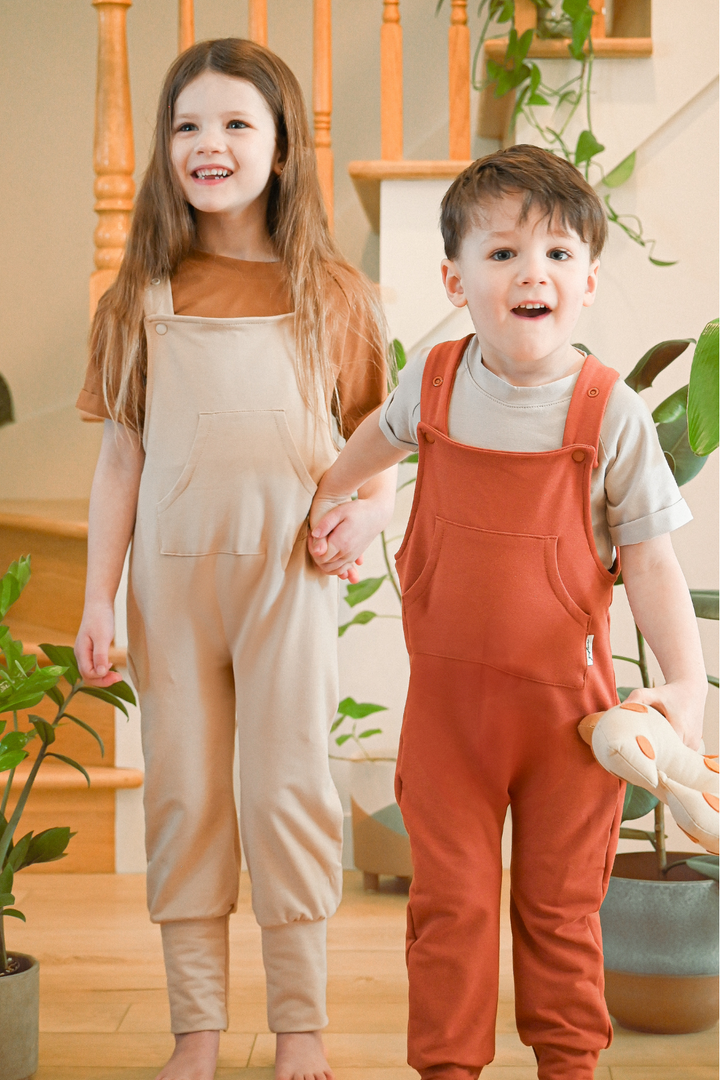 Terry overalls | Terracotta