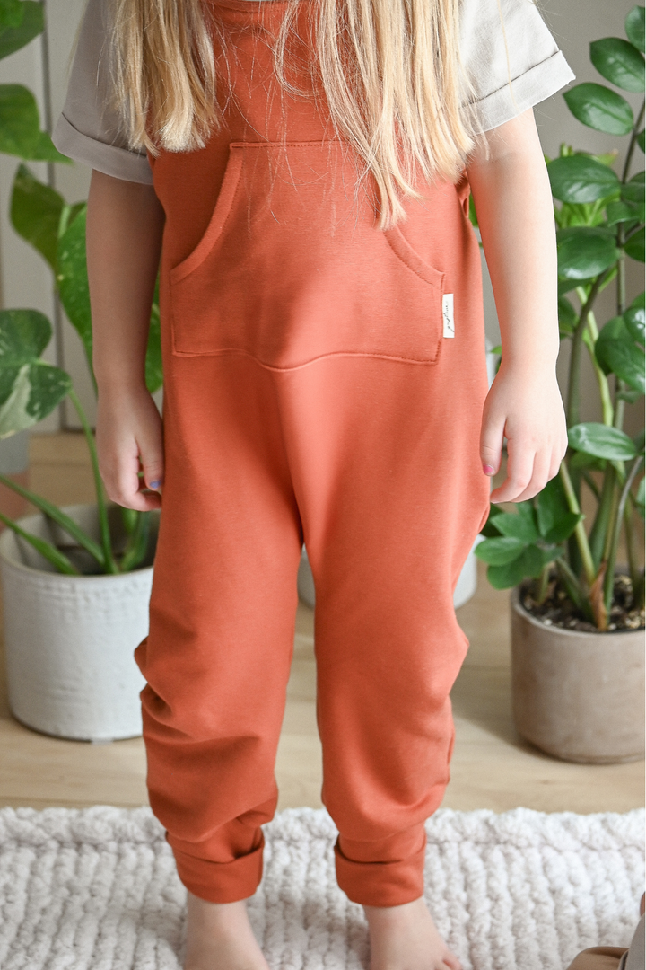 Terry overalls | Terracotta