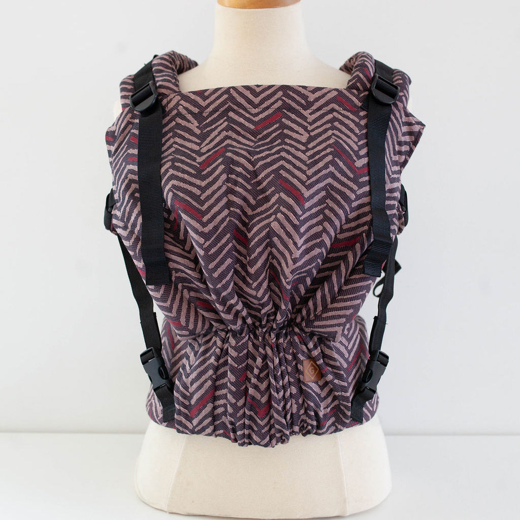 Porte-bébé | À motif | Aztèque framboise