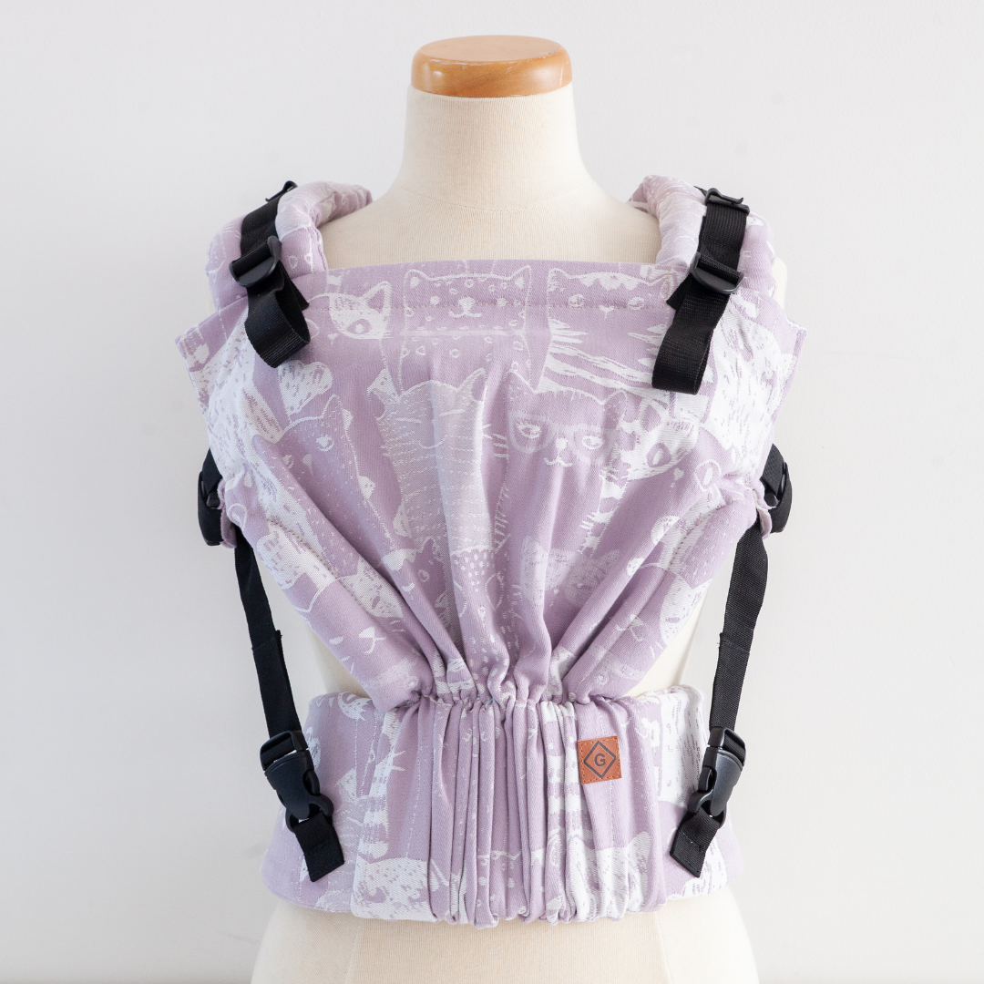 Porte-bébé | À motif | Léo lilas