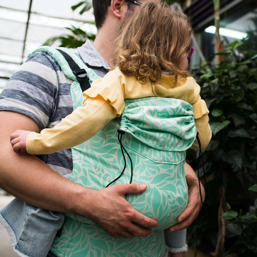 Porte-bébé | Coton | Jardin menthe