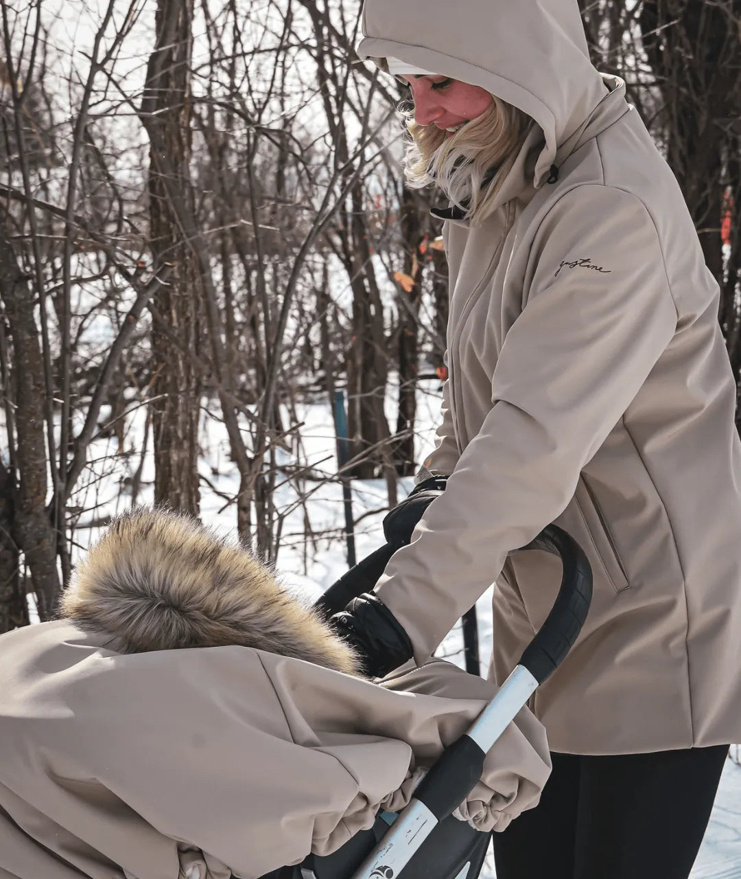 3 in 1 winter coat with extension Gustine Baby Carriers