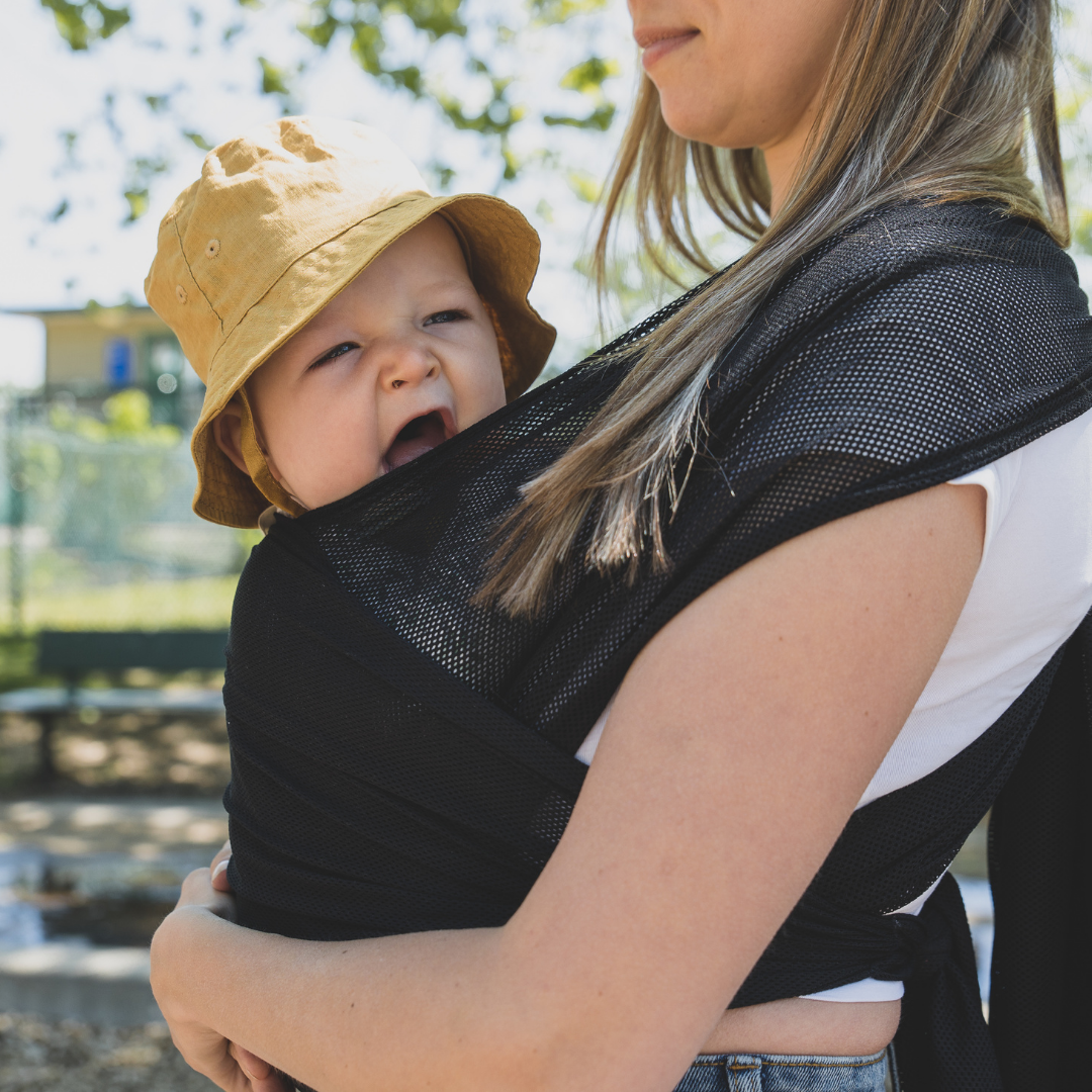 Mara Mea - Couverture pour porte-bébé - Noir