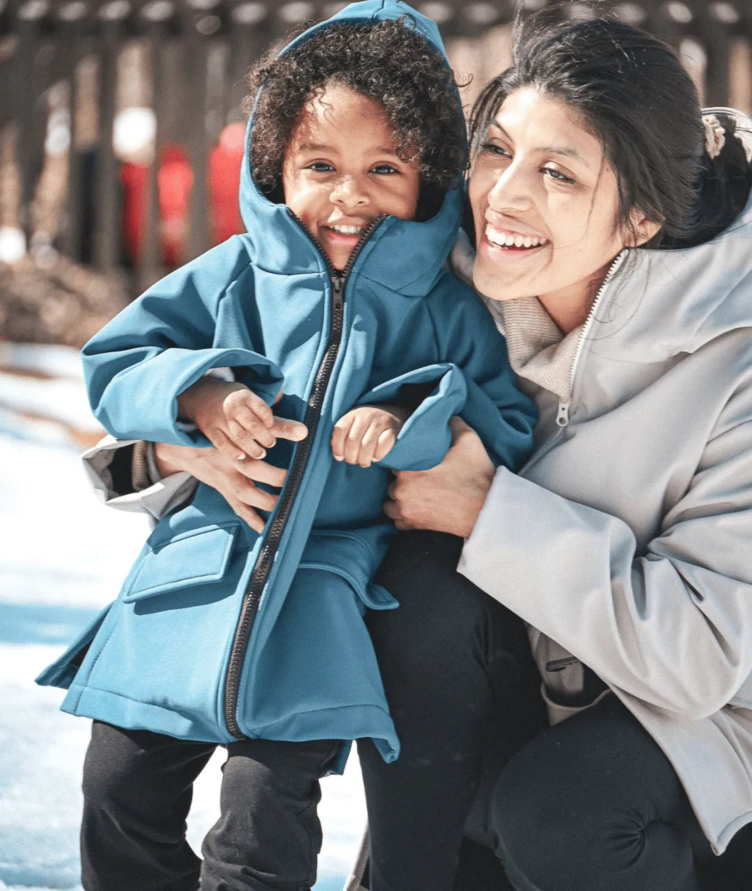 Manteau mi-saison imperméable pour enfants Gustine Baby Carriers