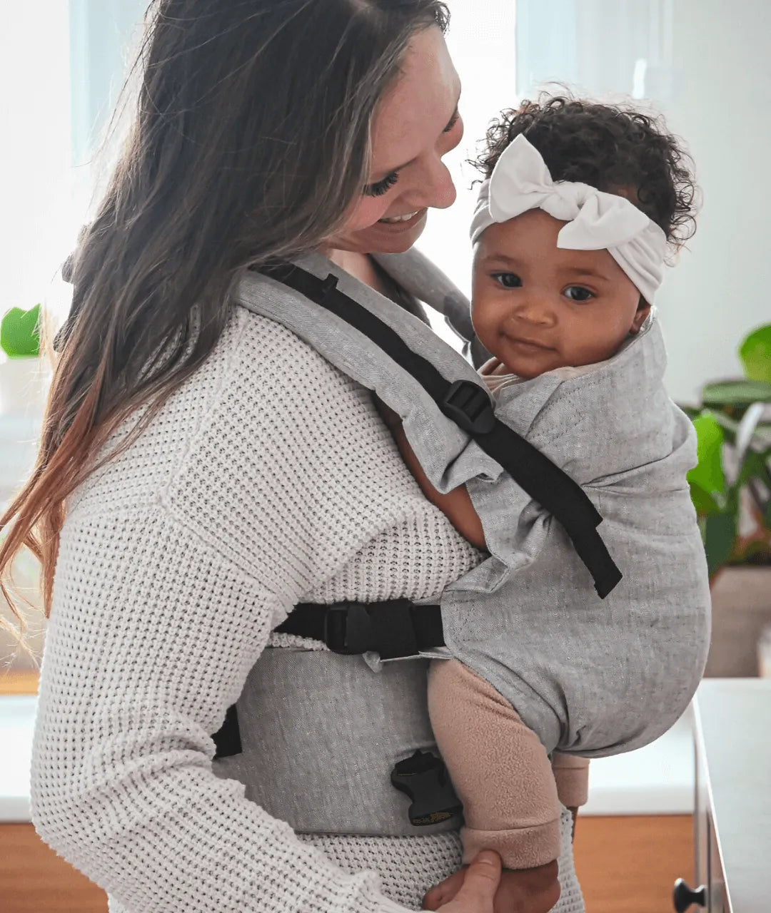 Baby carriers Linen Gustine Baby Carriers
