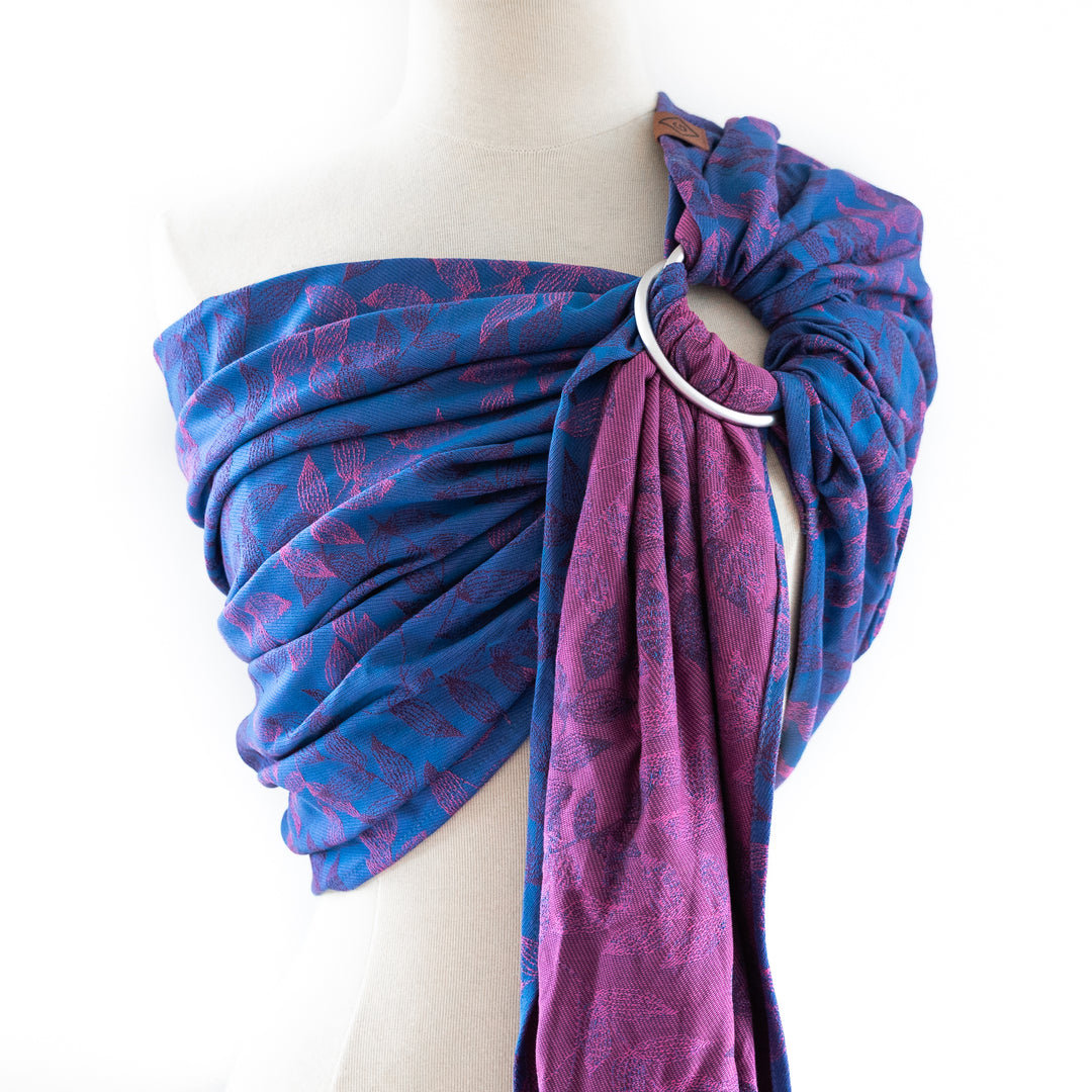 Ring Sling Tie Dye Baby Sling Indigo Ring Sling Chekoh Baby Carriers